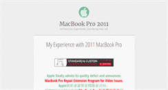 Desktop Screenshot of mbp2011.com